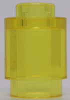 Lego 22x Trans Yellow 1 x 1 Round Brick Open Stud