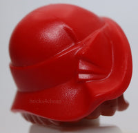 Lego Red Hair Combo Hat with Hair Soft Folded Brim with Dark Orange Bob Cut Hair