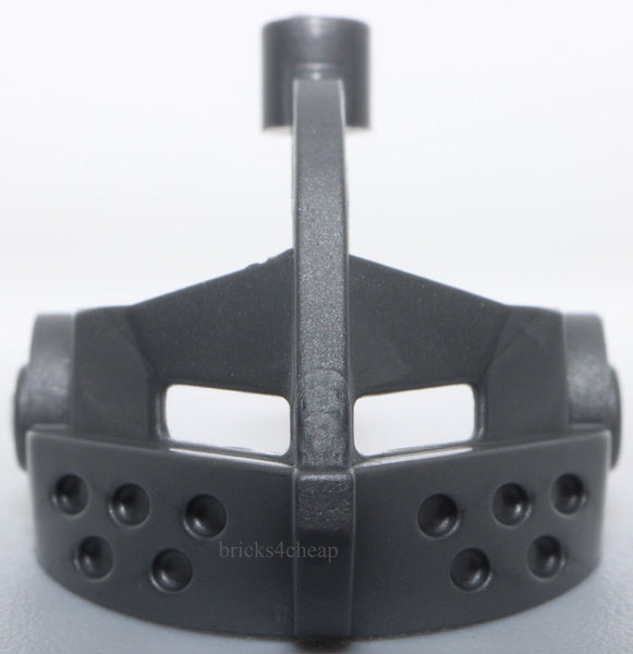 Lego Castle Flat Silver Minifig Pointed Visor