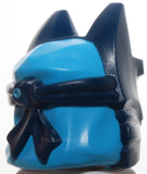 Lego Headgear Mask Wolf with Knot on Back with Molded Dark Azure Eyes Teeth Head