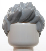 Lego Light Bluish Gray Minifig Hair Spiked