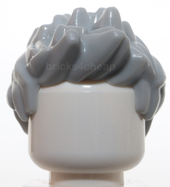 Lego Light Bluish Gray Minifig Hair Spiked