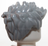 Lego Light Bluish Gray Minifig Hair Spiked