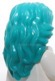 Lego Dark Turquoise Minifigure Hair Female Mid Length Wavy with Center Part