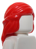 Lego Red Headgear Female Hair Mid Length with Braids Around Sides
