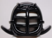 Lego Black Minifigure Headgear Ninjago Kendo Helmet Ninja