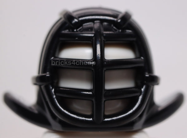 Lego Black Minifigure Headgear Ninjago Kendo Helmet Ninja
