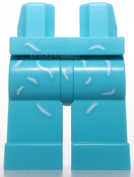 Lego Hips and Legs with White Curved Lines Cat Hair Pattern