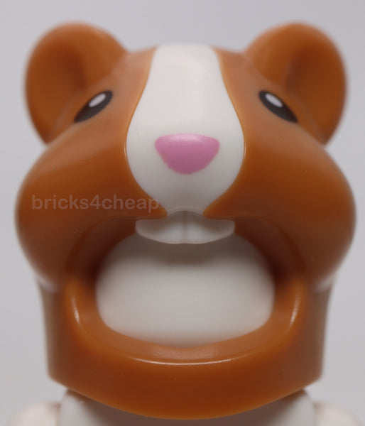 Lego Headgear Head Cover Costume Hamster Molded White Muzzle and Teeth