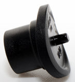 Lego 2x Black Minifigure Top Hat with Small Pin and Open Top