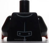 Lego Black Torso Suit Jacket Double Breasted Pockets Buttons Tie White Shirt
