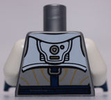 Lego Torso Spacesuit Gold Lines Dark Blue Harness Classic Space Logo