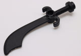 Lego Black Weapon Sword Scimitar