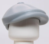 Lego Light Bluish Gray Minifigure Headgear Hat Flat Cap