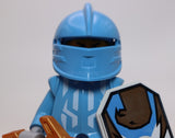 Lego Medium Blue Knights Kingdom II Jayko Decorted Torso Armor Shield and Sword