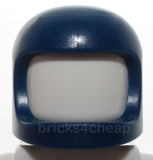 Lego Classic Space Dark Blue Minifig Helmet Space Thick Chin Strap Reissue
