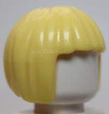 Lego Bright Light Yellow Minifigure Hair Short Bob Cut
