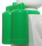 Lego 2x Space Bright Green Air Tanks Minifig Bodywear