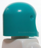 Lego Classic Space Dark Turquoise Minifig Helmet Space Thick Chin Strap Reissue