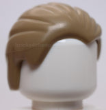 Lego Dark Tan Minifigure Hair Combed Front to Rear