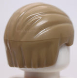 Lego Dark Tan Minifigure Hair Combed Front to Rear