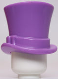 Lego Medium Lavender Minifigure Headgear Hat Top Hat with Ribbon