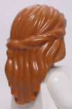 Lego Medium Nougat Minifigure Hair Female Mid Length with Braid Around Sides
