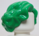 Lego Green Minifigure Hair Female Short Wavy with Side Part