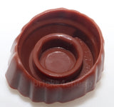 Lego Reddish Brown Minifig Hair Flat Top with Straight Even Sections