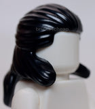Lego Black Minifigure Hair Pulled Back Qui Gon Jinn