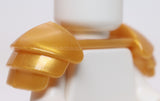Lego Pearl Gold Minifigure Armor Shoulder Pads Ridged