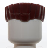 Lego Reddish Brown Minifig Hair Flat Top with Straight Even Sections