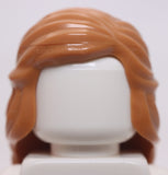 Lego Medium Nougat Minifigure Hair Female Mid Length with Braid Around Sides