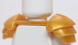 Lego Pearl Gold Minifigure Armor Shoulder Pads Ridged