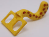 Lego Yellow Minifigure Costume Tail Cat with Dark Orange Leopard Spots Pattern