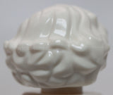 Lego White Minifigure Hair Female Short Wavy with Side Part