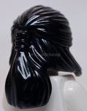Lego Black Minifigure Hair Pulled Back Qui Gon Jinn