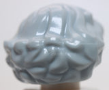 Lego Light Bluish Gray Minifigure Hair Female Short Wavy with Side Part