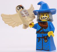 Lego Castle Medieval Wizard Minifig with Tan Owl