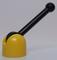 Lego 20x Yellow Antenna Small Base with Black Lever
