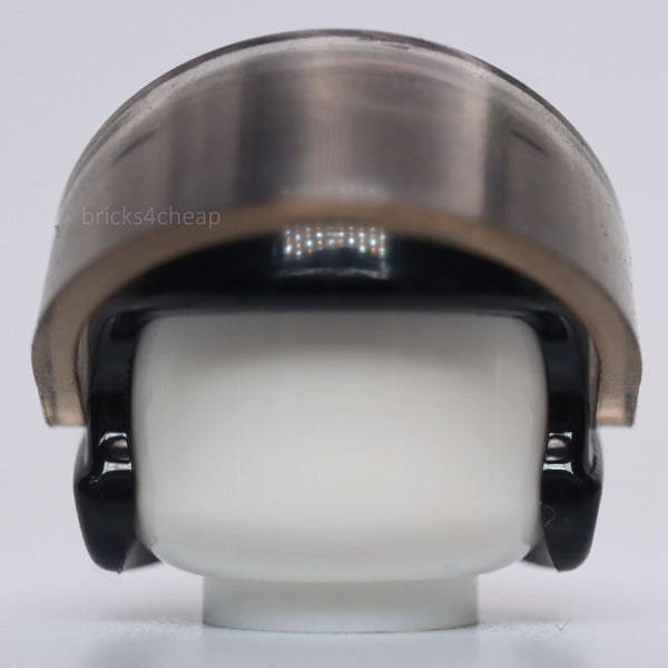 Lego 2x Black Football Sports Hockey Minifig Helmet with Visor