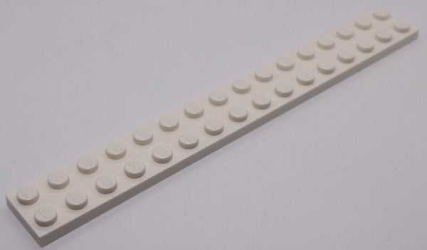 Lego 2x White 2 x 16 Plate