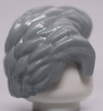 Lego Light Bluish Gray Minifig Hair Short Swept Back Sideburns Widows Peak