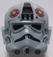 Lego Star War Helmet Stormtrooper Type 2 AT-AT Driver Dark Red Imperial Logo