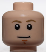 Lego Star Wars Light Nougat Dual Sided Head Chin Dimple Luke Skywalker