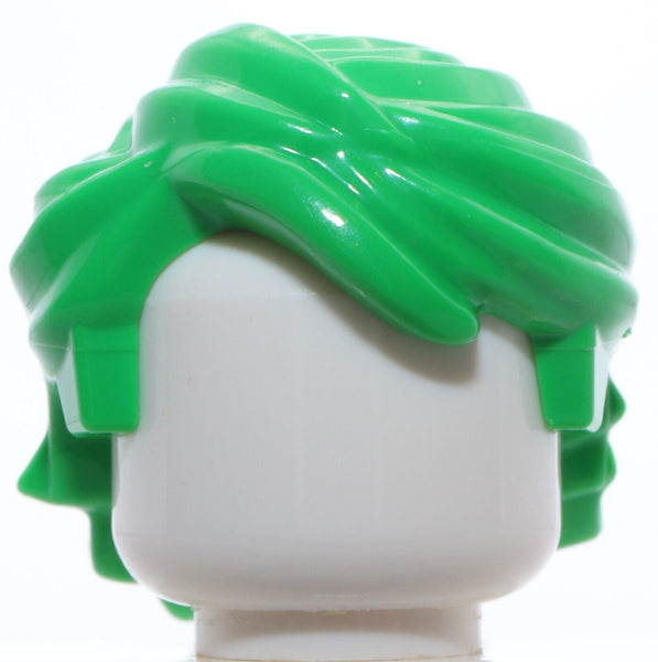 Lego Bright Green Minifig Hair Swept Back Tousled Anakin
