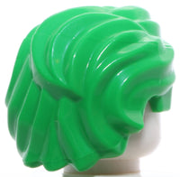 Lego Bright Green Minifig Hair Swept Back Tousled Anakin