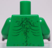 Lego Green Alien Torso with Muscles and Scales