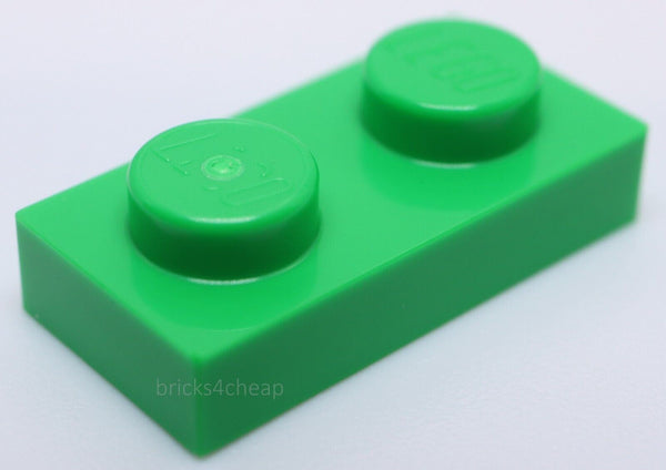 Lego 16x Bright Green 1 x 2 Plate
