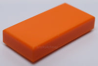 Lego 15x Orange 1 x 2 Tile with Groove